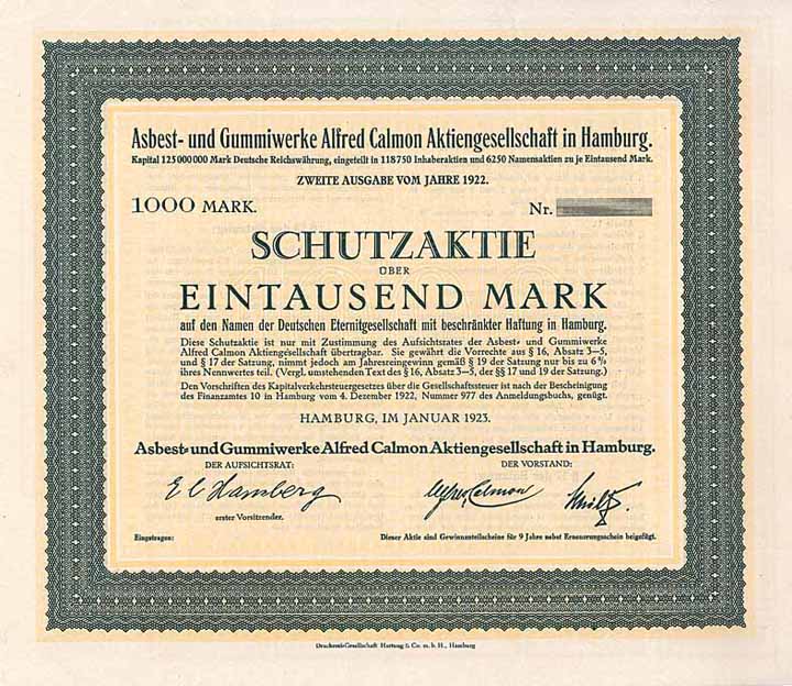 Asbest- und Gummiwerke Alfred Calmon AG