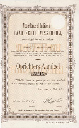 Nederlandsche-Indische Paarlschelpvisscherij N.V.