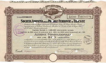 S.A. delle Piccole Ferrovie de Trieste