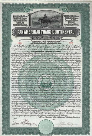Pan American Trans-Continental Railway Co. (Uruguay Section)