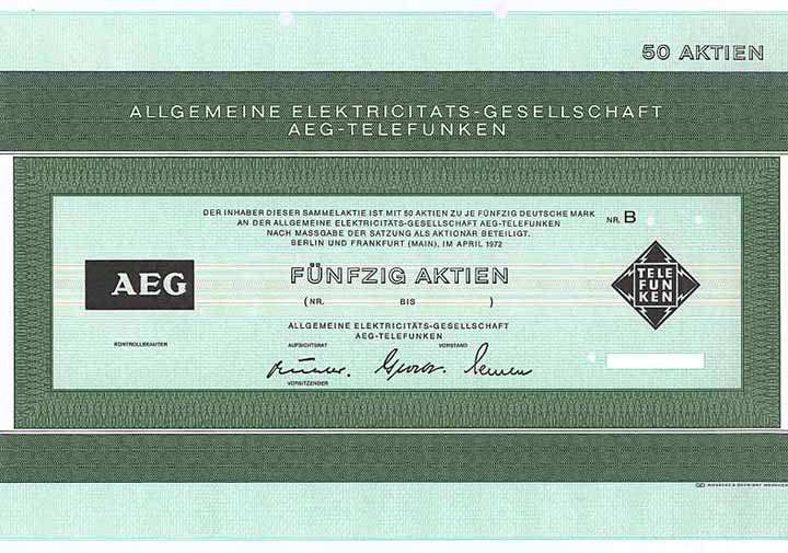 Allgemeine Elektricitäts-Gesellschaft AEG-Telefunken