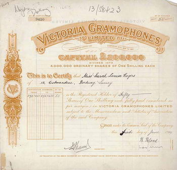 Victoria Gramophones Ltd.