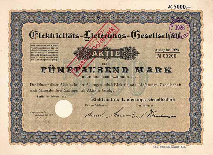 Elektricitäts-Lieferungs-Gesellschaft