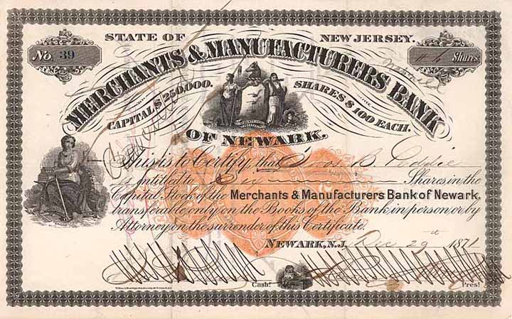 Merchants & Manufacturers Bank of Newark