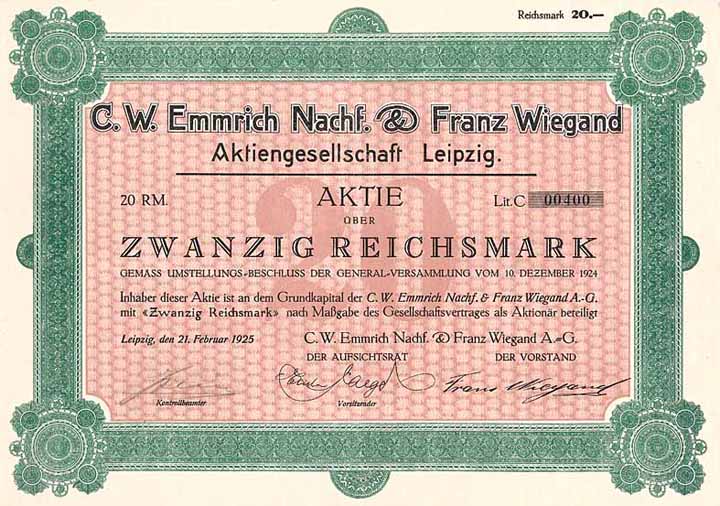 C. W. Emmrich Nachf. & Franz Wiegand AG