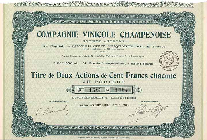 Cie. Vinicole Champenoise S.A.