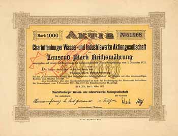 Charlottenburger Wasser- und Industriewerke AG