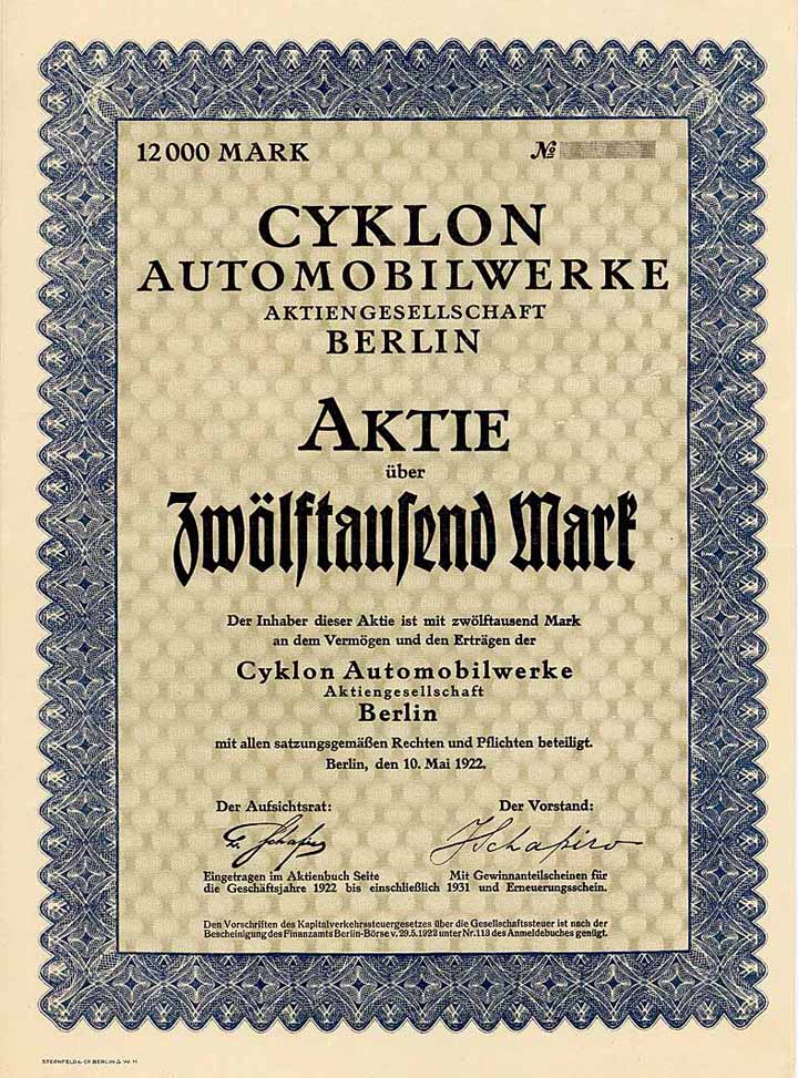 Cyklon Automobilwerke AG