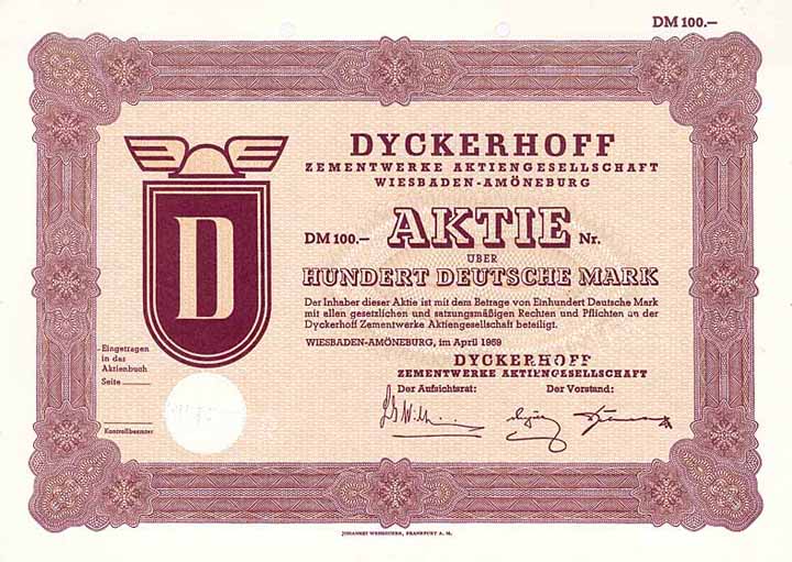 Dyckerhoff Zementwerke AG