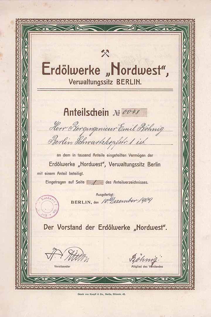 Erdölwerke "Nordwest"