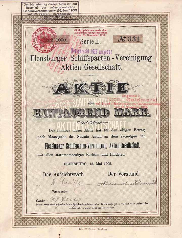 Flensburger Schiffsparten-Vereinigung AG