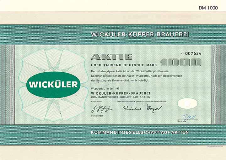 Wicküler-Küpper-Brauerei KGaA