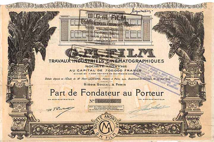 G.M. Film Travaux Industriels Cinematographiques S.A.