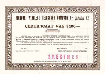 Marconi Wireless Telegraph Co. of Canada
