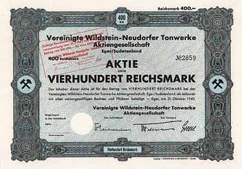 Vereinigte Wildstein-Neudorfer Tonwerke AG