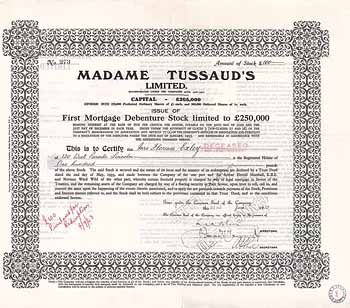 Madame Tussaud’s Ltd.