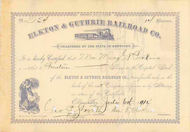 Elkton & Guthrie Railroad