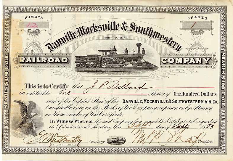 Danville, Mocksville & Southwestern Railroad