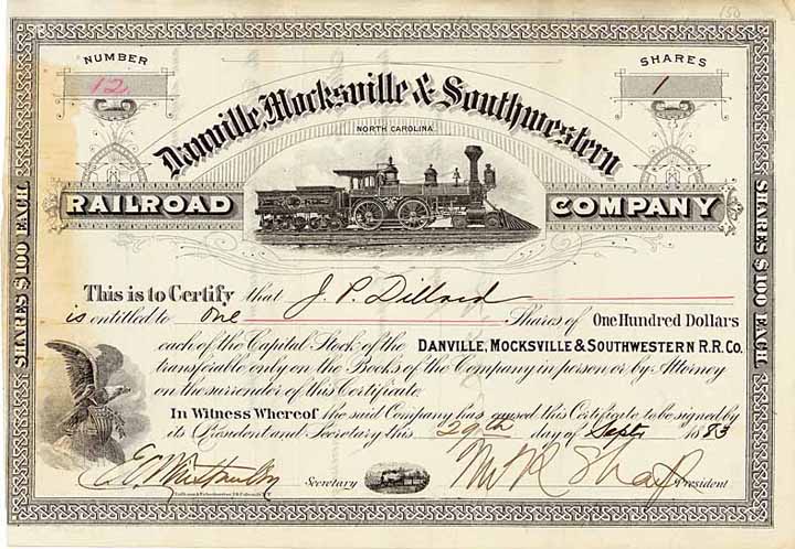 Danville, Mocksville & Southwestern Railroad