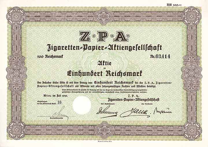 Z.P.A. Zigaretten-Papier-AG