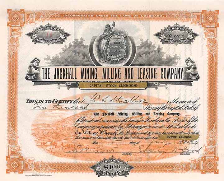 Jackhall Mining, Milling & Leasing Co.