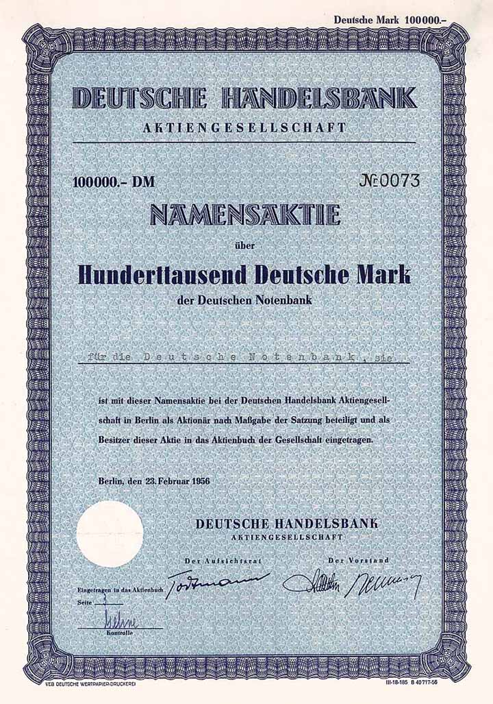 Deutsche Handelsbank AG