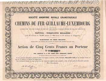 S.A. Royale Grand’Ducale des Chemins de Fer Guillaume-Luxembourg