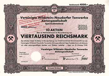 Vereinigte Wildstein-Neudorfer Tonwerke AG