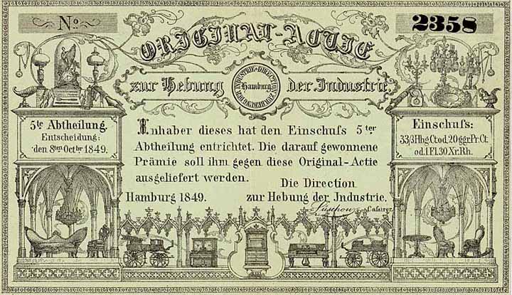 Direction zur Hebung der Industrie