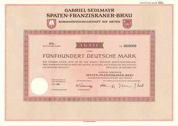 Gabriel Sedlmayr Spaten-Franziskaner-Bräu KGaA