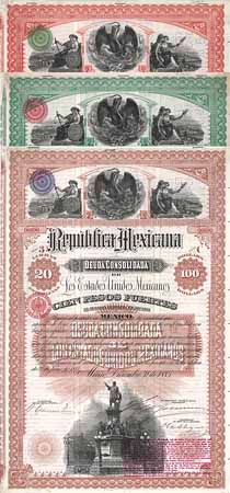 Republica Mexicana (3 Stücke)