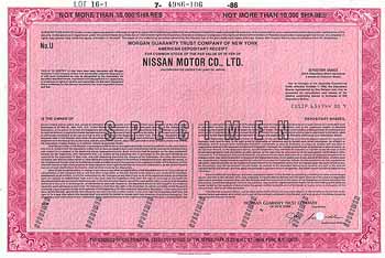 Nissan Motor Company Ltd.