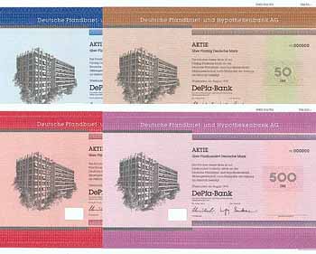 Deutsche Pfandbrief- und Hypothekenbank AG (4 Stücke)