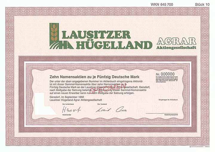 Lausitzer Hügelland Agrar AG