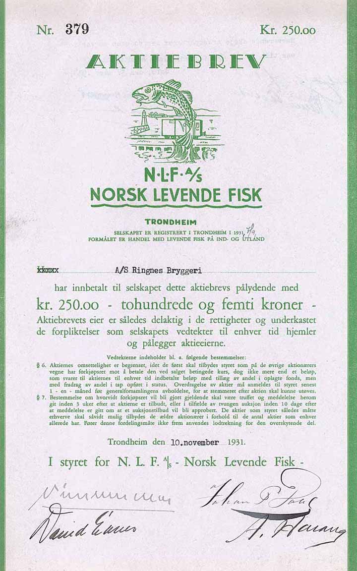 Norsk Levende Fisk A/S