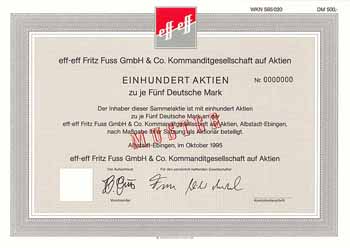 eff-eff Fritz Fuss GmbH & Co. KGaA