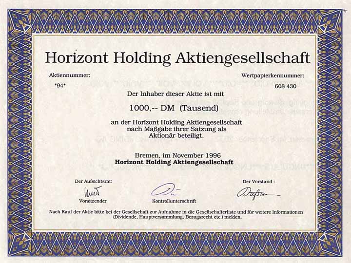 Horizont Holding AG