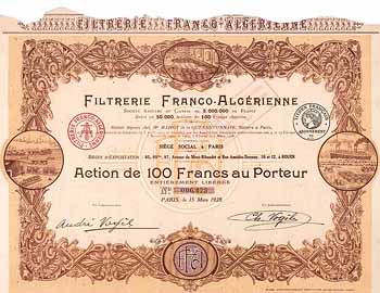 Filtrerie Franco-Algérienne S.A.
