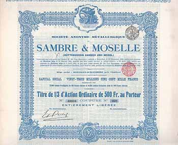 S.A. Metallurgique de Sambre et Moselle (Hüttenverein Samber und Mosel)