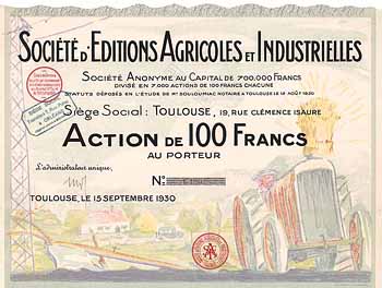 Soc. d’Editions Agricoles & Industrielles S.A.