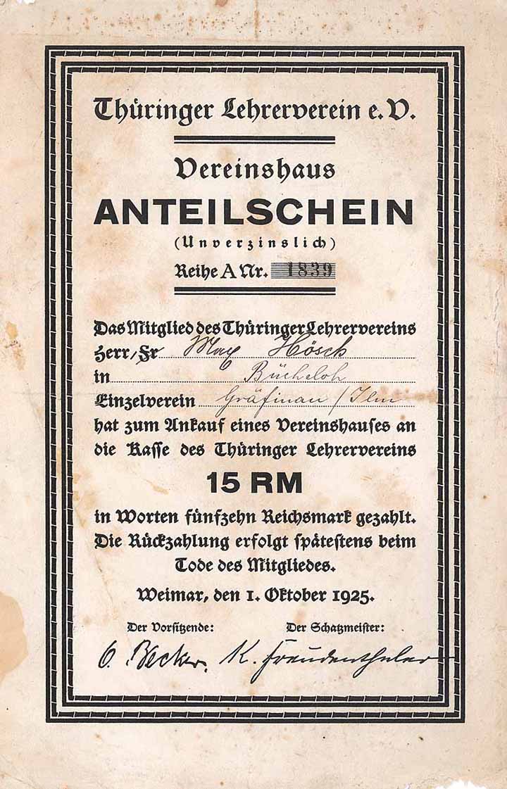 Thüringer Lehrerverein e.V.