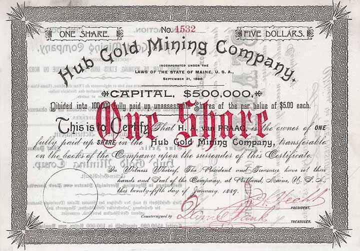 Hub Gold Mining Co.