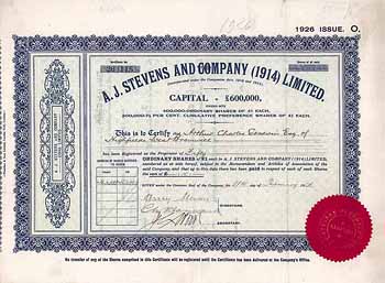 A. J. Stevens & Co. (1914) Ltd.