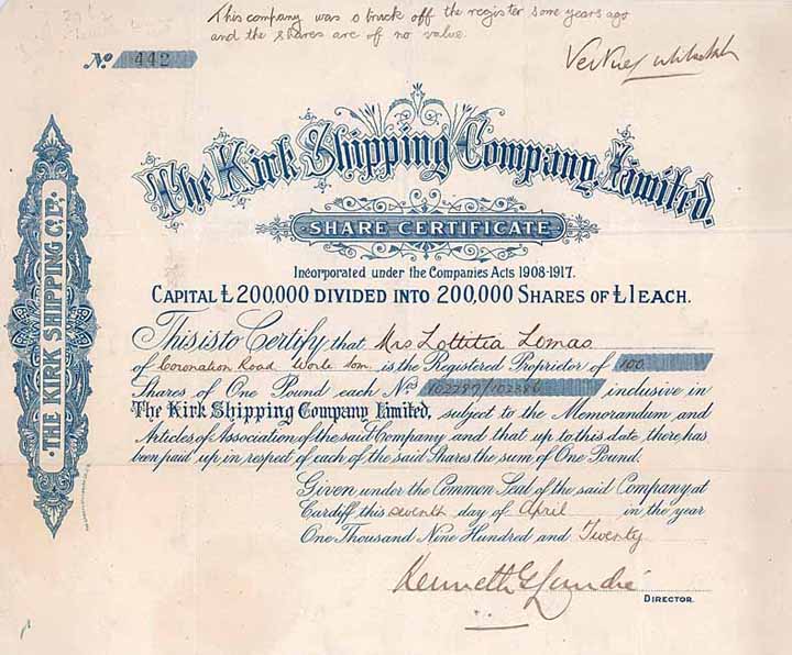 Kirk Shipping Co.