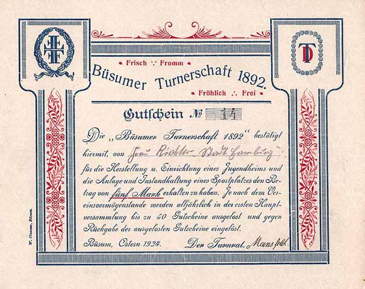 Büsumer Turnerschaft 1892