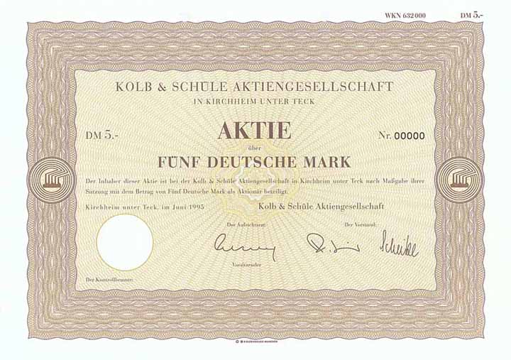 Kolb & Schüle AG