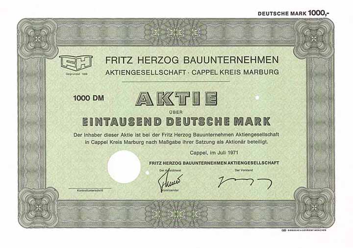 Fritz Herzog Bauunternehmen AG