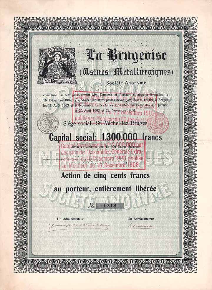 La Brugeoise (Usines Métallurgiques) S.A.