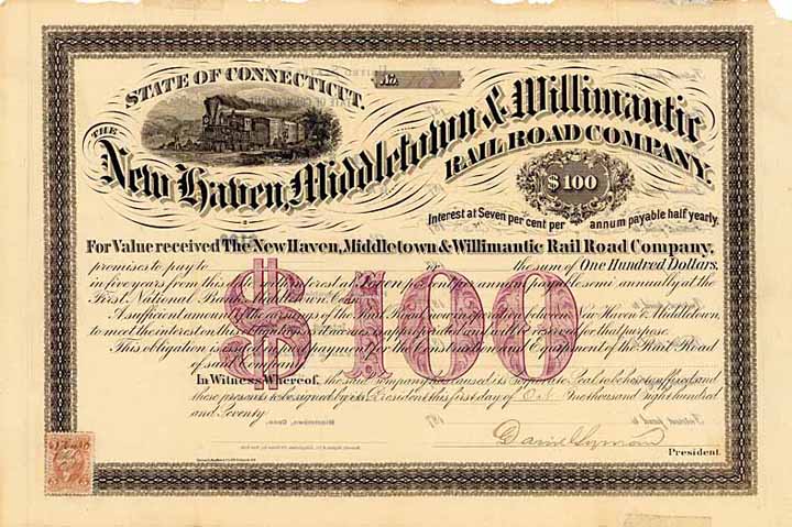 New Haven, Middletown & Willimantic Railroad
