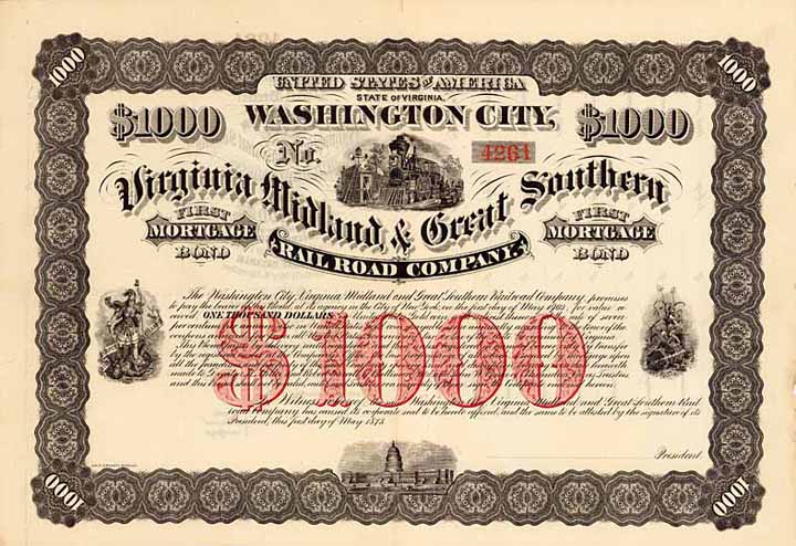 Washington City, Virginia Midland & Great Southern Railroad